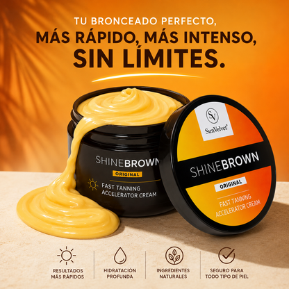 Crema Acelerador Bronceadora Shine Brown Ouhoe