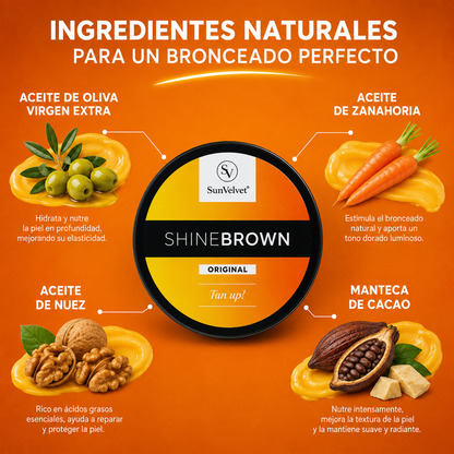 Crema Acelerador Bronceadora Shine Brown Ouhoe